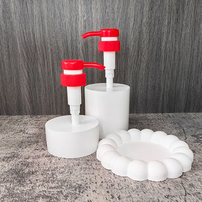 Pompa per crema cosmetica 4cc Pompa a vite per lozione per bottiglia rotonda 33/410