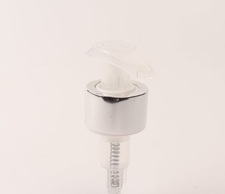Scopo di sicurezza 24/410 28/410 Pompa di lozione di allumina in oro lucido per cosmetici in bottiglia